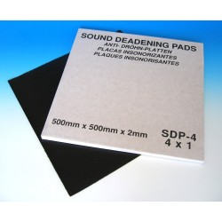 Sound Deadening Pads 500 x 500 (Pack of 4)