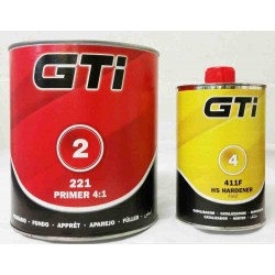 GTi 4:1 2K Fast Primer Kit GTI221 Primer + GTI411 Fast Hardener