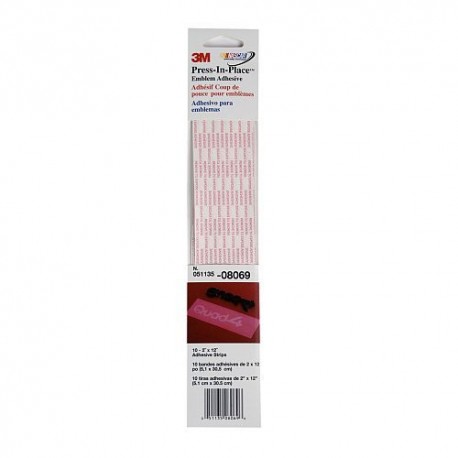 3M Press-In-Place Emblem Adhesive, 2 in x 12 in