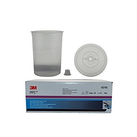 3M PPS Large Lids & Liners Kit, 125mu, Qty of 25 - 16740