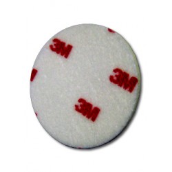 3M Foam Polishing Pad, White, 76 mm, Qty of 5