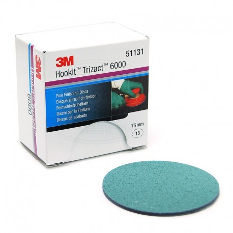3M P6000 75mm Trizact Fine Finishing Disc, NH, Qty of 15 - by Grove