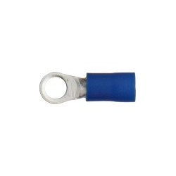 Blue Ring Insualted Terminals, 8.4mm (5/16"), Pack of 100)
