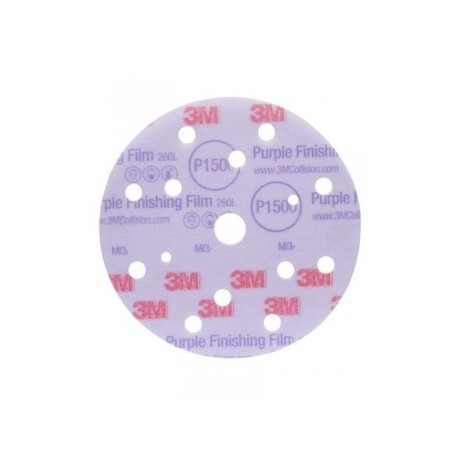3M P1500 Film Disc 260L, 15 Hole, 150 mm, Qty of 50 - by Grove
