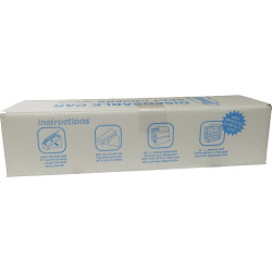 Boxed roll of 100 Polythene Seat Covers