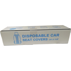 Boxed roll of 100 Polythene Seat Covers