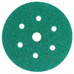 3M P60 Green Hookit Disc 245, 150 mm, 7 Hole, Pack of 50 - by Grove