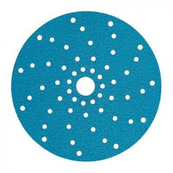 3M P150 Blue Hookit 325U Disc, Multi Hole, 150 mm, Qty of 100 - by Grove