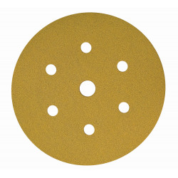 Mirka P500 Gold Grip Discs 7 Hole, 150mm (Pack of 100) - by Grove