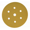 Mirka P120 Gold Grip Discs 7 Hole, 150mm (Pack of 100) - by Grove
