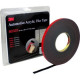 3M 6mm x 20m Black Double Sided Acrylic Plus Tape PT1100 - by Grove