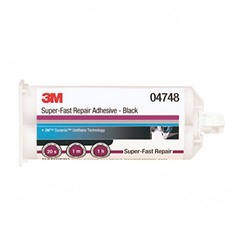 3M Super Fast Repair Adhesive, Black, 50 ml