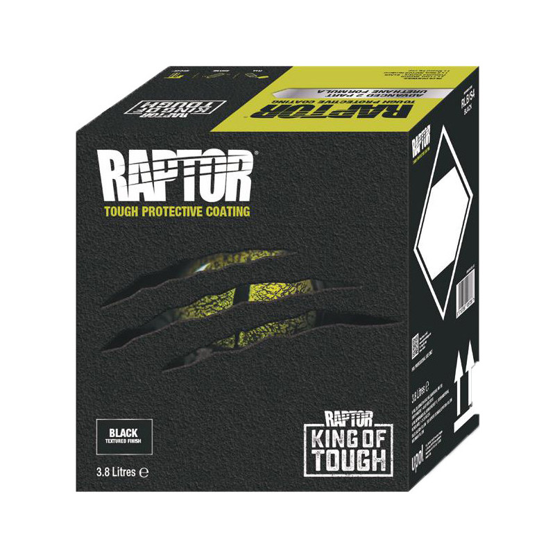 Upol Raptor Black Spray On Liner, 4 Bottle Kit Upol Raptor Black Spray On Liner, 4 Bottle Kit