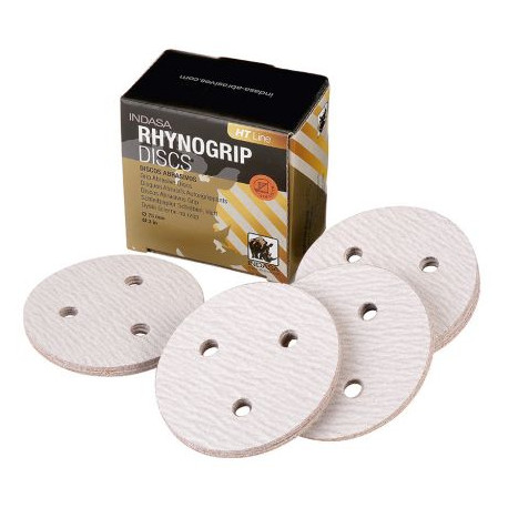 Indasa P80 Rhynogrip HT Discs, 75mm, Pack of 50