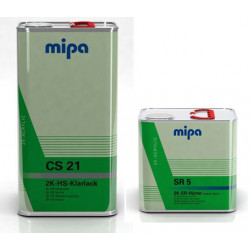 Mipa CS21 Clearcoat + SR5 Fast Hardener, 7.5lt kit