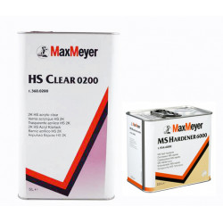 Max Meyer 5lt Maxiclear 0200 + 2.5lt 6000 Hardener Kit