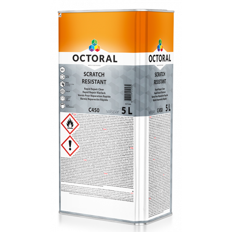 Octoral C450 Scratch Resistant Rapid Repair Clear 5lt