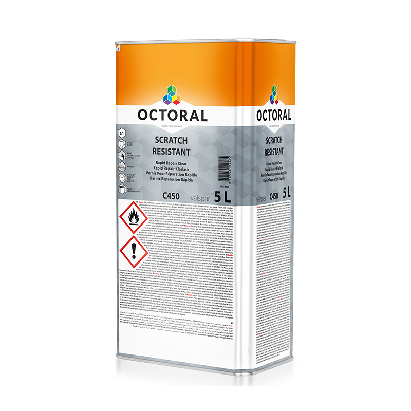 Octoral C450 Scratch Resistant Rapid Repair Clear 5lt - Grove Shop