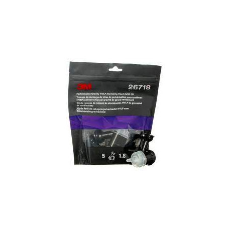 3M Atomizing Head Kit Clear 1.8 [Pkt5]