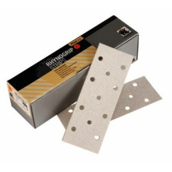 Indasa P80 70 x 198mm Plusline 11 Hole Strips, Pack of 50 - by Grove