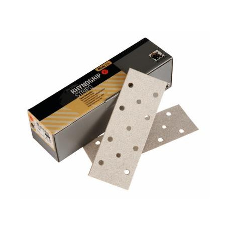 Indasa P120 70 x 198mm Plusline 11 Hole Strips, Pack of 50 - by Grove