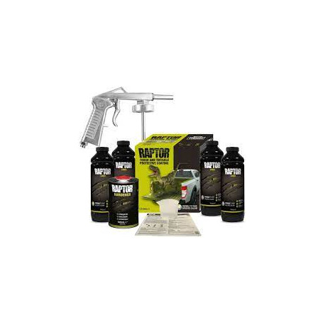 Upol Raptor Spray On Liner (Tintable) + Applicator Gun