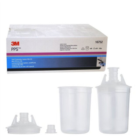 3M PPS Mini Lids & Liners 125 micr (50)