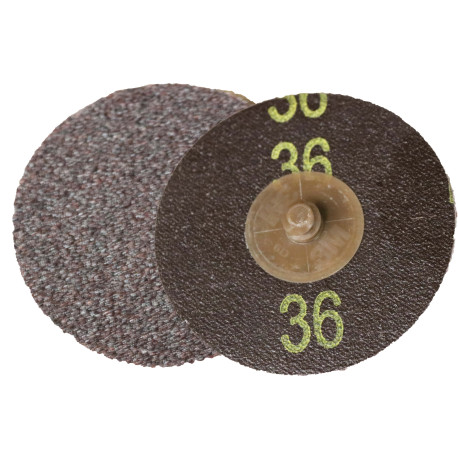 3M P36 75 mm Brown Roloc Disc 361F, Qty of 50 - by Grove