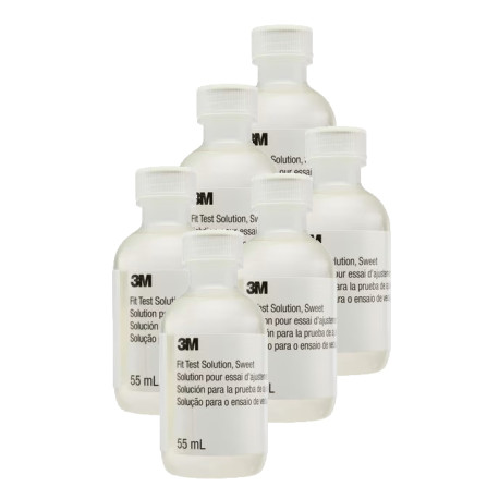 3M Fit Test Kit Solution Sweet, 55ml, Pack of 6