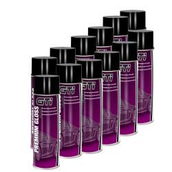 GTi Premium Gloss Black Aerosol 500ml, Pack of 12