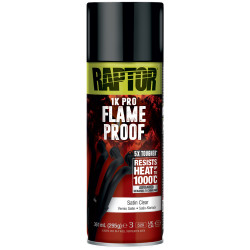 Raptor Flameproof Satin Clear Aerosol 400ml