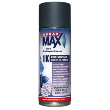 Spraymax 1K Plastics Spray DTP Dark - Anthracite 400ml