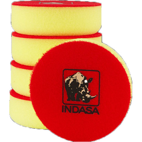 Indasa Yellow Autogloss Mop Foam Pad, 80mm, Pack of 5