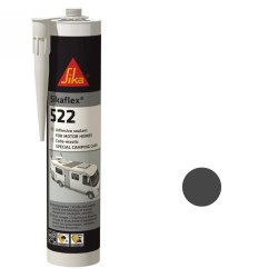 Sikaflex 522 Caravan & Motorhome Adhesive Sealer Steel Grey, 300ml