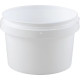 Plastic Mixing Pot & Lid 1lt