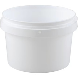 Plastic Mixing Pot & Lid 1lt