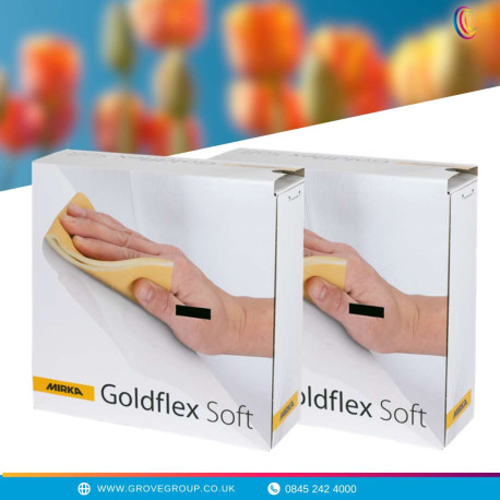 Mirka Goldflex Soft Perferated Roll x2 (Mix & Match - available grits: P180-P1000)