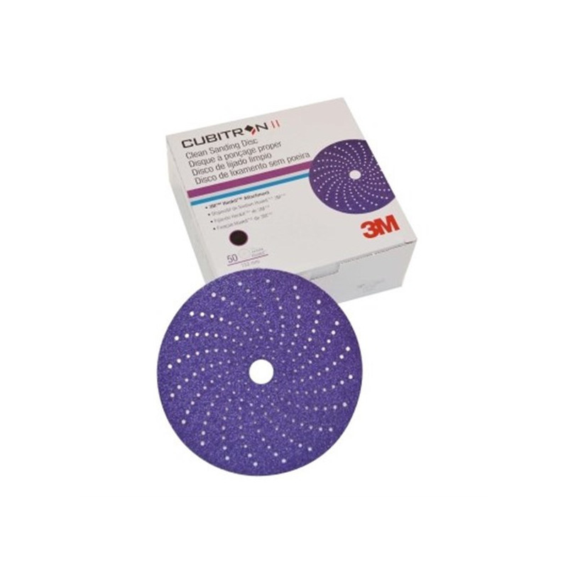 3M  P180+ 150mm Cubitron II Abrasive Disc 737U  M/H  Qty of 50