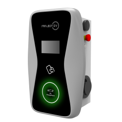 Project EV - 22 kW - Single Socket Charging Station - EVA-22S-SE-RFID