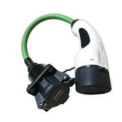 0.3 Metre Charging Cable Converter - Type 1 to Type 2 - 7.4kW - 32A