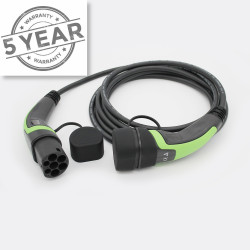 5 Meter Charging Cable - Type 2 to Type 2 - 7.4kW - 32A