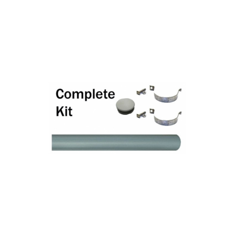 Sign Post with Fixing Kit - 1.75 Metre - Grey Sign Post with Fixing Kit - 1.75 Metre - Grey
