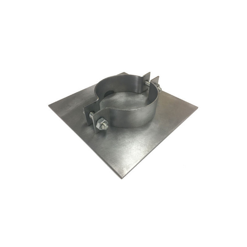 Sign Post Baseplate for 50mm Posts - Steel