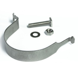 76mm Diameter Anti-Rotational Clips for Mounting Signs on Posts with - Pack of 2