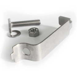 50mm Diameter Back-to-Back Clips for Mounting Two Signs on a Post - Pack of 2