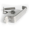 50mm Diameter Back-to-Back Clips for Mounting Two Signs on a Post - Pack of 2